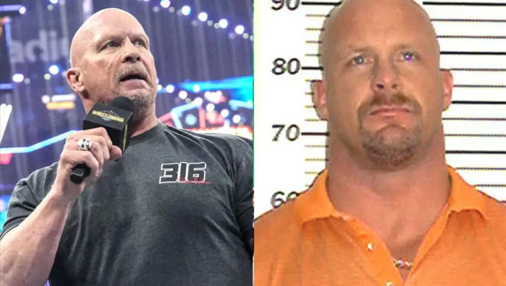 7 Unbelievable Mugshots Of Former WWE Champions Who Were Arrested - Stone Cold